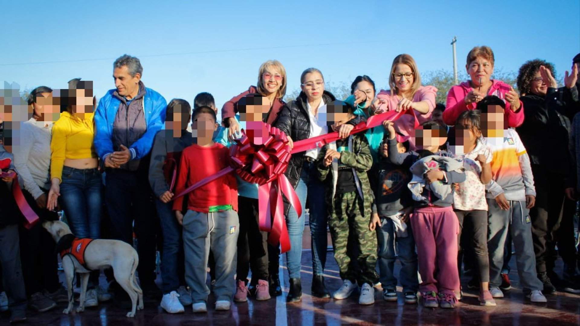 Entrega Sedesson parque rehabilitado en la localidad de Zamora