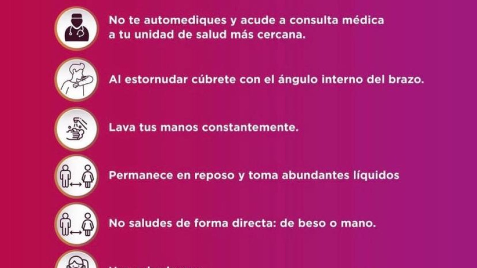 Recomienda Secretaría de Salida medidas para evitar enfermedades respiratorias