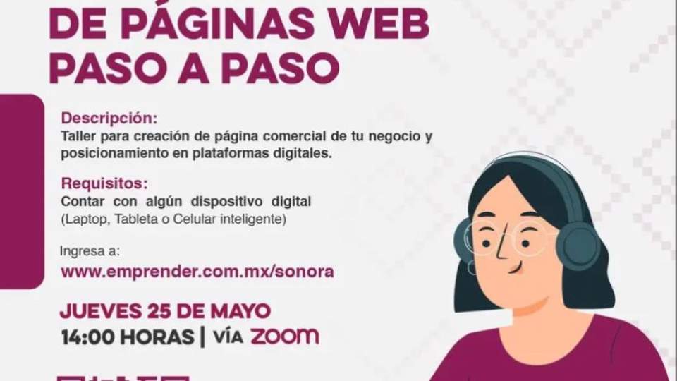 Gobierno de Sonora inicia curso de creación de páginas web gratis en Sonora